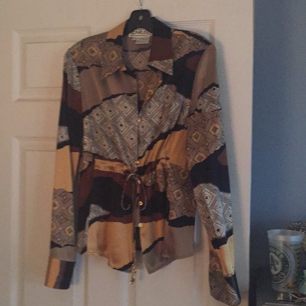 Carlisle blouse 95% silk, 5% Lycra/Spandex